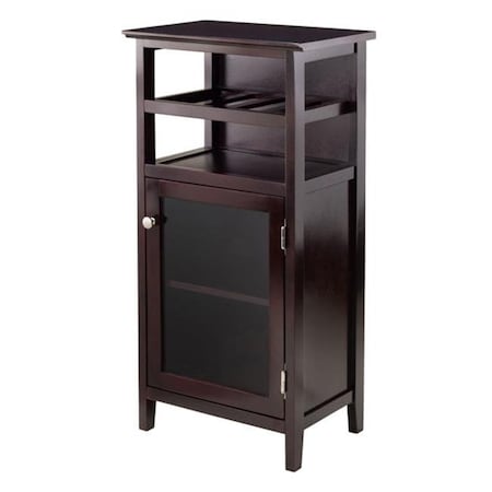 Winsome Winsome 92119 37.48 x 19.13 x 12.72 in. Alta Wine Cabinet; Espresso 92119